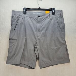CARHARTT MEN'S 38 MODEL BS4198-M FORCE RELAXED FIT LIGHT RIPSTOP SHORTS GREY